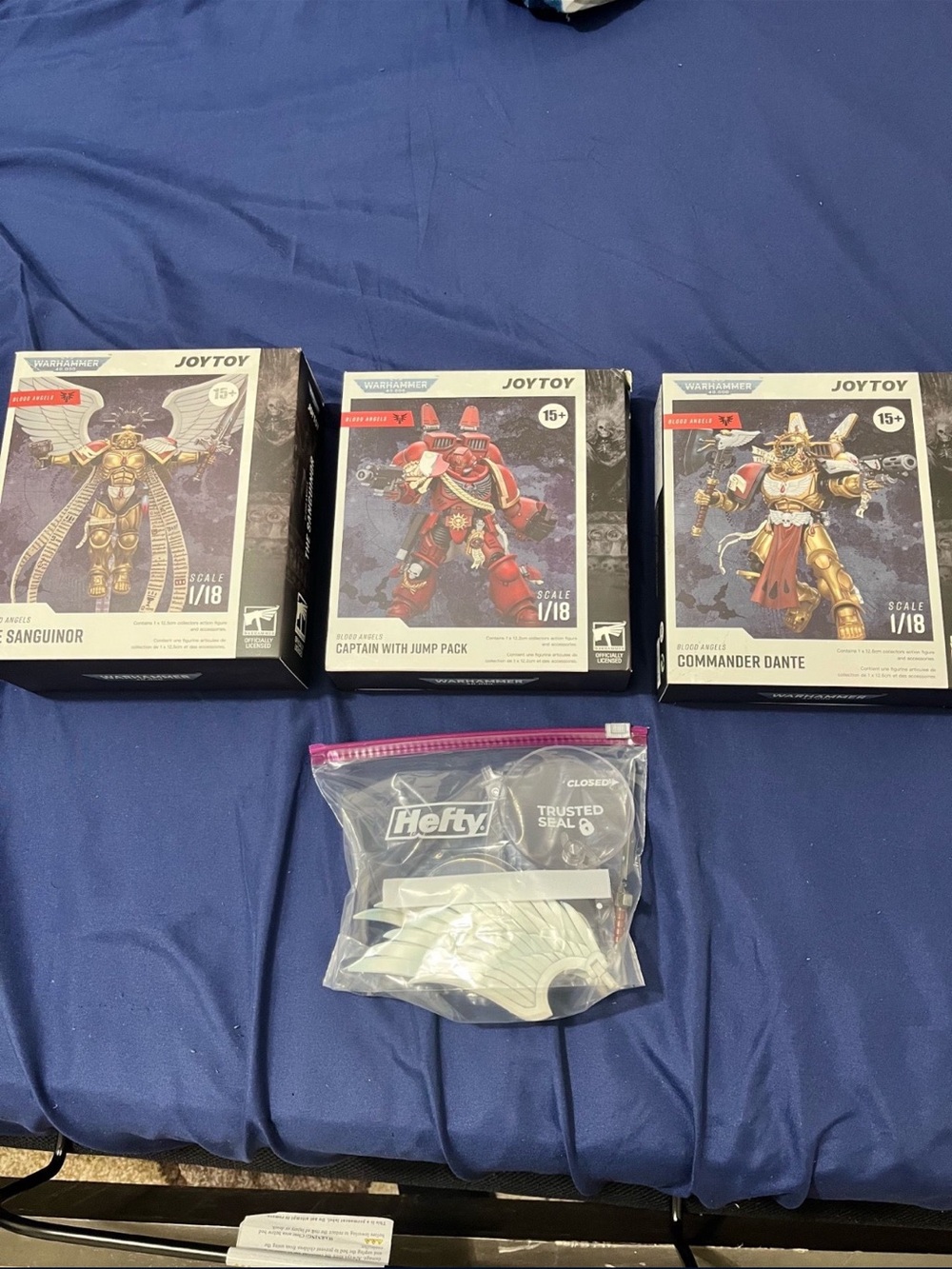 JoyToy Warhammer 1/18 Action Figure - Commander Dante JP Captain and Sanguinor